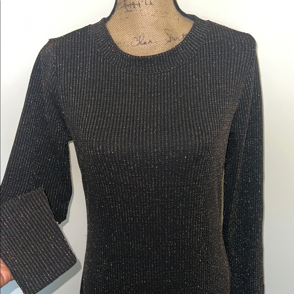 Loft Elegant Black/Glitter Women's Dress - Picture 3 of 6